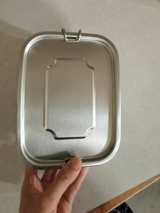 Stainless Steel Bento Box Lunch Box a Large Metal 3 Compartment Tiffin Food Container Lunchbox Meal Prep Food Container <strong>Storage</strong> - Product Image 4
