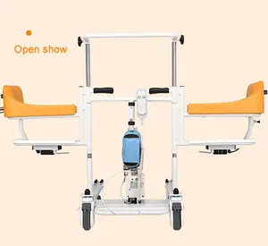 180 도 열려있는 휴대용 유압 이동 기중기 참을성 있는 간호 장치는 휴대용 의학 입욕 의자를 비활성화합니다