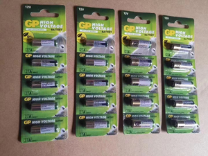แบตเตอรี่ 27A, แบตเตอรี่ 23A, แบตเตอรี่อัลคาไลน์ 12V, <span class=keywords><strong>MN27</strong></span>, MN21, แบตเตอรี่รีโมทรถยนต์, แบตเตอรี่สัญญาณเตือนประตู - Product Image 1