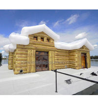Sunway structure gonflable maison de chalet chapiteau de mariage gonflable éclairé par LED tente gonflable de fête à vendre