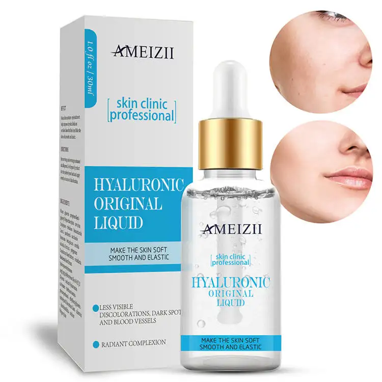 Hyaluronic Acid Serum Acido Hialuronico Shrink Pore Whitening Moisturizing Brightening Face Essence Shrink Pore Face Serum