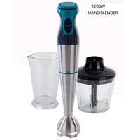 Vente flash : Ensemble de mixeur plongeant électrique de cuisine personnalisé, mixeur manuel intelligent et mini batteur à œufs rotatif pour aliments et fruits