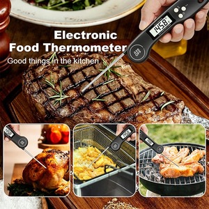 Digital Food Thermometer Stainless Steel Meat Probe Electronic Kitchen Thermometer for <b>Grilling</b> Roasting Cooking - Product Image 2