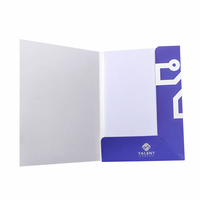 Dossiers de présentation écologiques en papier gaufré, imprimés sur mesure, A4 A5, pour entreprises, bureaux, présentations professionnelles, avec poches et logo