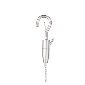 Crochet de <span class=keywords><strong>suspension</strong></span> réglable en acier inoxydable avec pince à câble et loquet de sécurité - Product Image 4