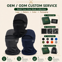 Masque facial respirant imperméable anti-UV coupe-vent pour le sport, la moto et le cyclisme avec logo personnalisé, vente en gros de masques faciaux, balaclava