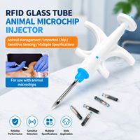 Microchip RFID FDX-B de 134.2kHz para Mascotas, Jeringa de Identificación de 1.25*7mm para Animales Pequeños, Peces y Aves
