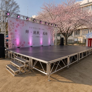 TUV Certified Mobile Concert Aluminum Alloy Modular <b>Stage</b> with 500kg Load Capacity for Professional Events - Product Image 1