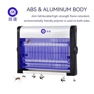 <span class=keywords><strong>Lampe</strong></span> <span class=keywords><strong>anti</strong></span>-moustiques JZ 20W en alliage d'aluminium avec lumière UV attrape-mouches et mites machine électrique écologique <span class=keywords><strong>pour</strong></span> tueur d'insectes volants - Product Image 6
