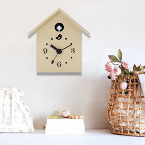 Reloj de péndulo con diseño de tiempo infinito para dormitorio, oficina, reloj de cuco minimalista, Mdf - Product Image 6