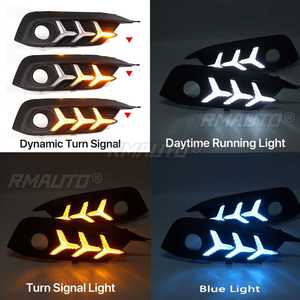 ไฟเดย์ไลท์ LED DRL 2 ชิ้น พร้อมไฟเลี้ยวในตัว สำหรับ Honda Civic ปี 2016 2017 2018 - Product Image 2