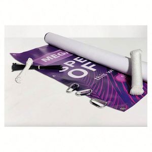 18oz Custom UV Protection PVC <b>Banner</b> Heavy Duty Waterproof Printed Outdoor Vinyl for Insurance Advertising Polyester Mesh <b>Banner</b> - Product Image 4