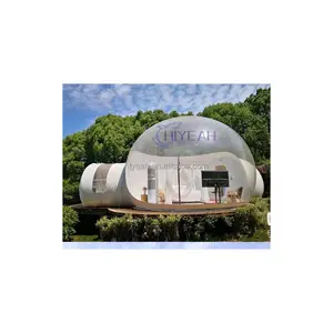 ПВХ пластиковая Праздничная купольная ресторанная гостиничная прозрачная иглу надувная палатка для кемпинга прозрачная пузырьковая палатка