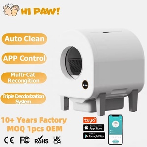 Nouveau bac à litière automatique pour chat génération 68L sécurité Anti-pincement toilette intelligente pour chat boîte à litière autonettoyante intelligente pour chats - Product Image 1