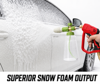 Canon à mousse professionnel réglable de 1000 ml, pistolet de lavage haute pression, kit d'outils pour le lavage de voitures, lance à mousse de neige, pistolet pulvérisateur