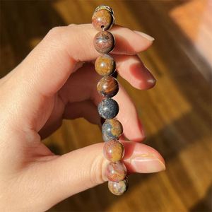 Bracelet en pierre naturelle avec perles de verre colorées, favorisant la prise de décision, style viral professionnel pour les médias sociaux, paiement flexible - Product Image 3