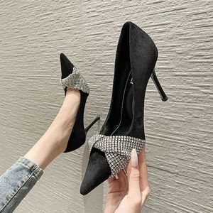 5.5CM/7.5CM/9CM Zapatos De Mujer Elegante <b>Pumps</b> Design Comfortable Dress Sexy Shoes High Heels for Ladies and Women - Product Image 1