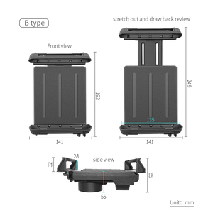 Support de tablette robuste pour voiture, compatible avec la serrure de sécurité antivol de type B et la clé pour camion VIN-PBJ-04-LOCK - Product Image 1