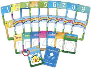 Cartes de coloriage à l'eau magiques, apprentissage des nombres, des formes et des couleurs, cartes de peinture à l'eau pour enfants, jouet - Product Image 4