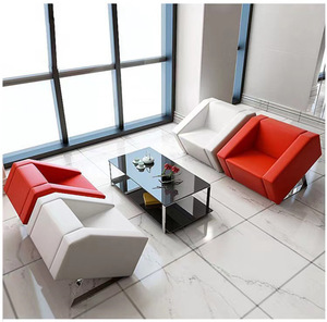 <span class=keywords><strong>Amazon</strong></span> Hot Bán Văn Phòng Hình Ảnh Góc Giường Sofa Da Tổng Hợp Văn Phòng Ghế Sofa - Product Image 6