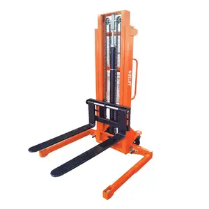 Công cụ 1 tấn 2 tấn Pallet Stacker xe nâng ngã ba tay xe nâng