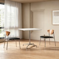Table de négociation de style vintage, table à manger, bureau de luxe moderne et minimaliste pour petit appartement
