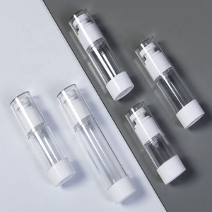 2026 <b>Plastic</b> Lotion Cosmetic Containers Packaging Airless Pump Action Cream <b>Bottle</b> Family 50ml Luxury - Product Image 3