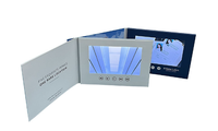 Brochure publicitaire vidéo LCD personnalisée Carte cadeau numérique pour invitation d'affaires Livre d'instructions Carte cadeau commerciale