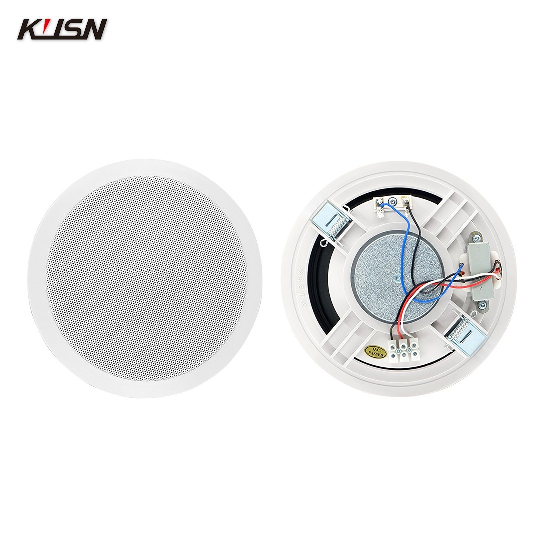 6 PCS 6 Inch 6W Ceiling Speaker 80W Mixing Amplifier with Bluetooth USB Powered PA Sound System for Church Public Address · image 6