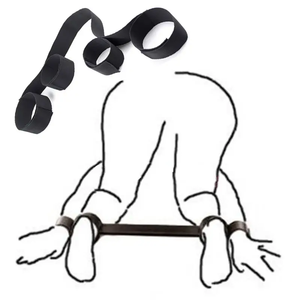 Produits pour adultes SM Retenue Mains et pieds Jambes Cheville ouverte Menottes Bondage Corde Menottes Sangle Passion Lit Bondage Sex Game - Product Image 1