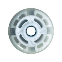 Roues de patins à roulettes lumineuses WEIZHONG en PP+PU durables, modèle 9024 pour adultes, 90 mm, accessoires pour patins à roulettes