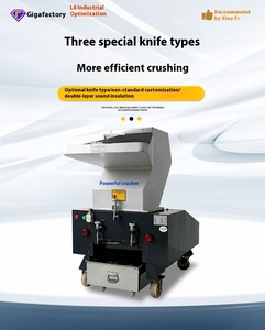 Direkter Fabrik verkauf Multifunktion ale Kunststoff-Zerkleinerung maschine ABS-Recycling-Granulator Wassertor-Material brecher Abfall brecher - Product Image 5