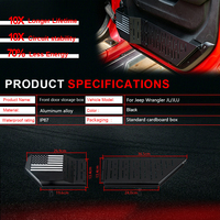 Bolsillo Metálico Vertical para Puerta Delantera Compatible con Modelos Jeep Wrangler JL/JT 2018-2026, Versión Personalizada al por Mayor