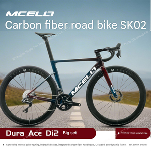 Vélo de route professionnel en fibre de carbone aérodynamique avec transmission électronique premium 24 vitesses pour le cyclisme professionnel - Product Image 2