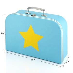 Vente en gros emballage durable en carton pour vêtements caja de regalo boîte de valise cadeau vintage personnalisée de luxe avec poignée - Product Image 2
