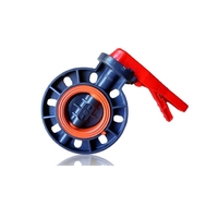 Depuis 2009 usine pas cher prix pvc pp pph abs plaquette levier d71x gris bride de serrage vannes papillon