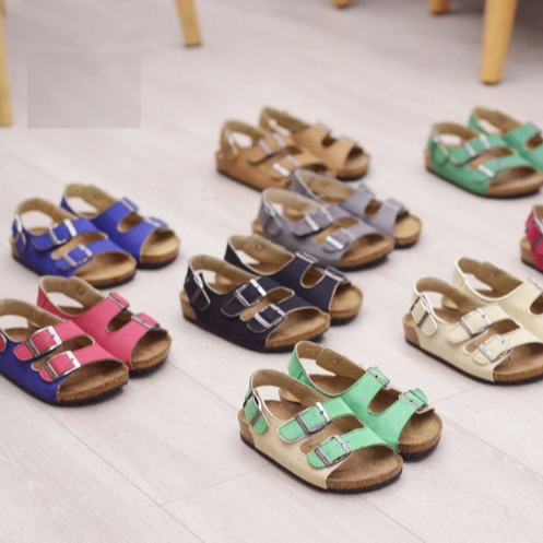 Детские мягкие сандалии, повседневная обувь, удобные детские сандалии, обувь с пряжкой и ремешком, детские кожаные сандалии для мальчиков