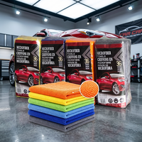Lot de 36 chiffons microfibres 40x40cm sans peluches et sans traces pour lavage auto, polissage et outils de detailing en garage – Vente directe usine