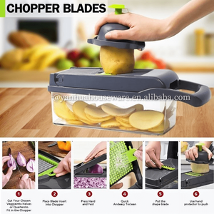 เครื่องหั่นผักเครื่องหั่นผักอเนกประสงค์สำหรับสลัดหัวหอมมันฝรั่งแครอทกระเทียมเครื่องหั่นผักอเนกประสงค์ - Product Image 6