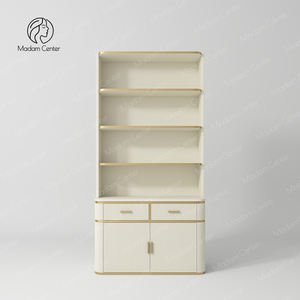 Estante de exhibición de cosméticos LED Madamcenter, vitrina de productos de pie para salón de belleza, escaparates para tienda de cosméticos - Product Image 1