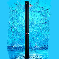 Colonne de douche extérieure Jade 20l de grande capacité au bord de la piscine et support de douche solaire extérieur durable