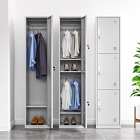 Armoire de rangement pliable en métal moderne pour la maison, le bureau, l'école, l'organisation de vêtements en acier pour la chambre à coucher et l'hôtel