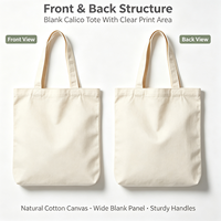 Sac fourre-tout en toile de coton naturel vierge, sac de courses personnalisable avec logo imprimé, écologique et réutilisable
