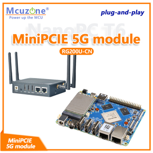 Module NanoPi T6 MiniPCIE 5G RG200U CN, module de communication sans fil Plug and Play, prend en charge le système embarqué Ubuntu Debian - Product Image 6
