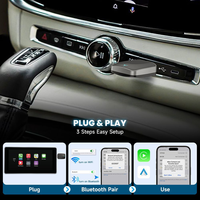 Adaptateur Carplay sans fil 2 en 1 Car Play Dongle pour Iphone apple acura Accessoires améliorés Carplay & Android Auto Receiver