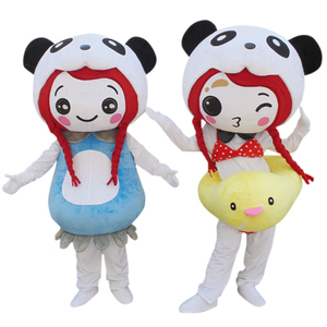 Qiman personalizado <span class=keywords><strong>de</strong></span> alta calidad Panda Girl traje <span class=keywords><strong>de</strong></span> personaje <span class=keywords><strong>de</strong></span> dibujos animados, disfraz <span class=keywords><strong>de</strong></span> Cosplay <span class=keywords><strong>de</strong></span> <span class=keywords><strong>Anime</strong></span> personalizado, uniformes <span class=keywords><strong>de</strong></span> Mascota para promoción <span class=keywords><strong>de</strong></span> Marca - Product Image 1