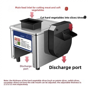 Machine à couper les légumes, industrielle, commerciale, automatique, en acier inoxydable, trancheuse, hachoir, coupe-dés, pommes <span class=keywords><strong>de</strong></span> <span class=keywords><strong>terre</strong></span>, oignons, carottes, gingembre - Product Image 6