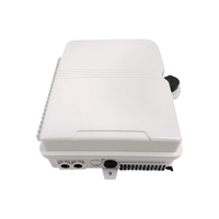 Caja de Distribución de Fibra Óptica para Exteriores, 24 Núcleos, FTTH, Material ABS de Alta Resistencia, Impermeable IP65, Caja NAP