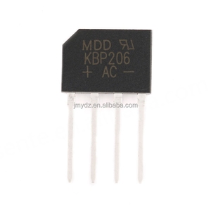 KBP206 SIP-4 2A/600V Rectificador de puente plano de silicio - Product Image 2