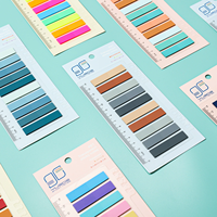 Panneau de cartes flexible étanche diviseur d'étiquettes transparent personnalisé note adhésive en plastique personnalisé